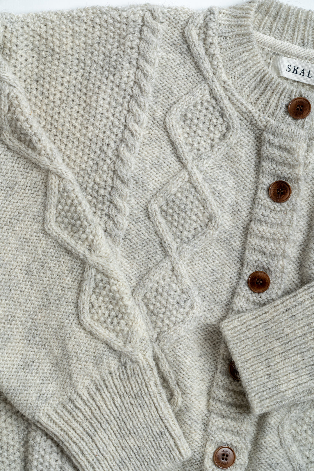 Wool Agnete Cardigan Sand