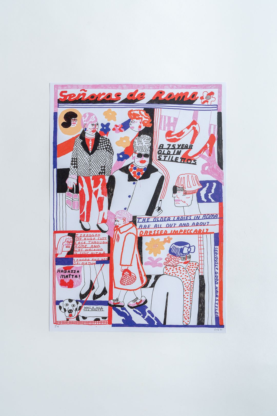 'Senoras de Roma' Print