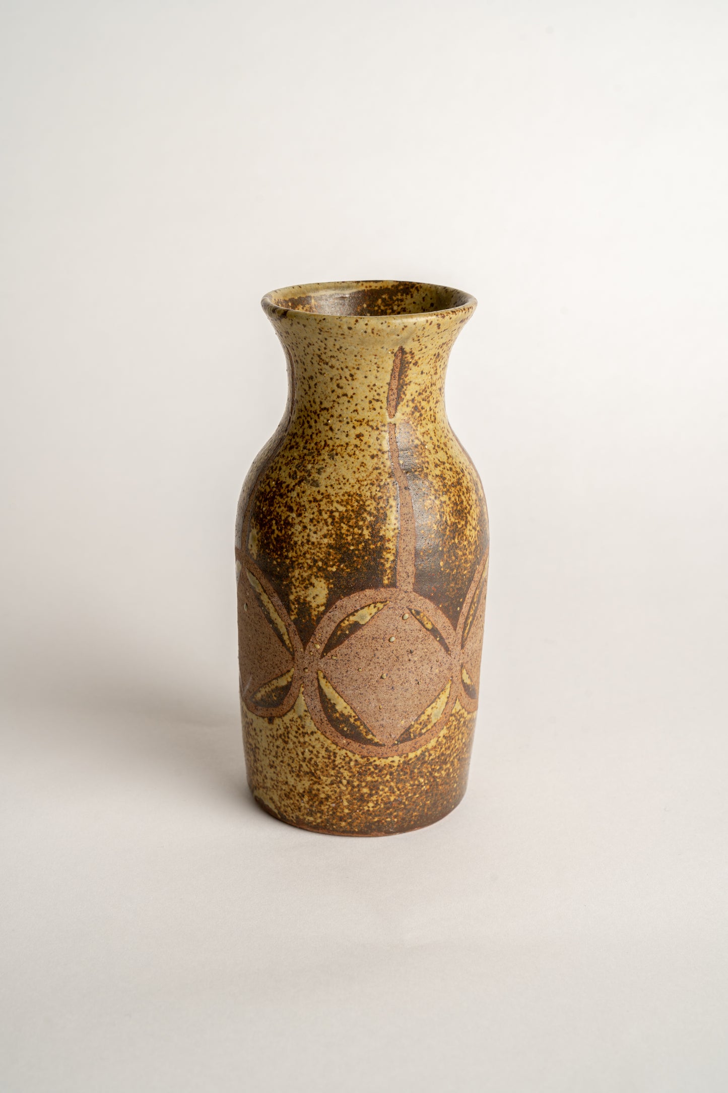 Curated Home & Grown Vintage Mid-century Stoneware Vase