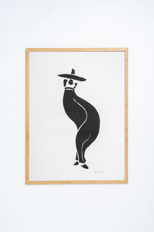 Lino Print 'Pachuco'