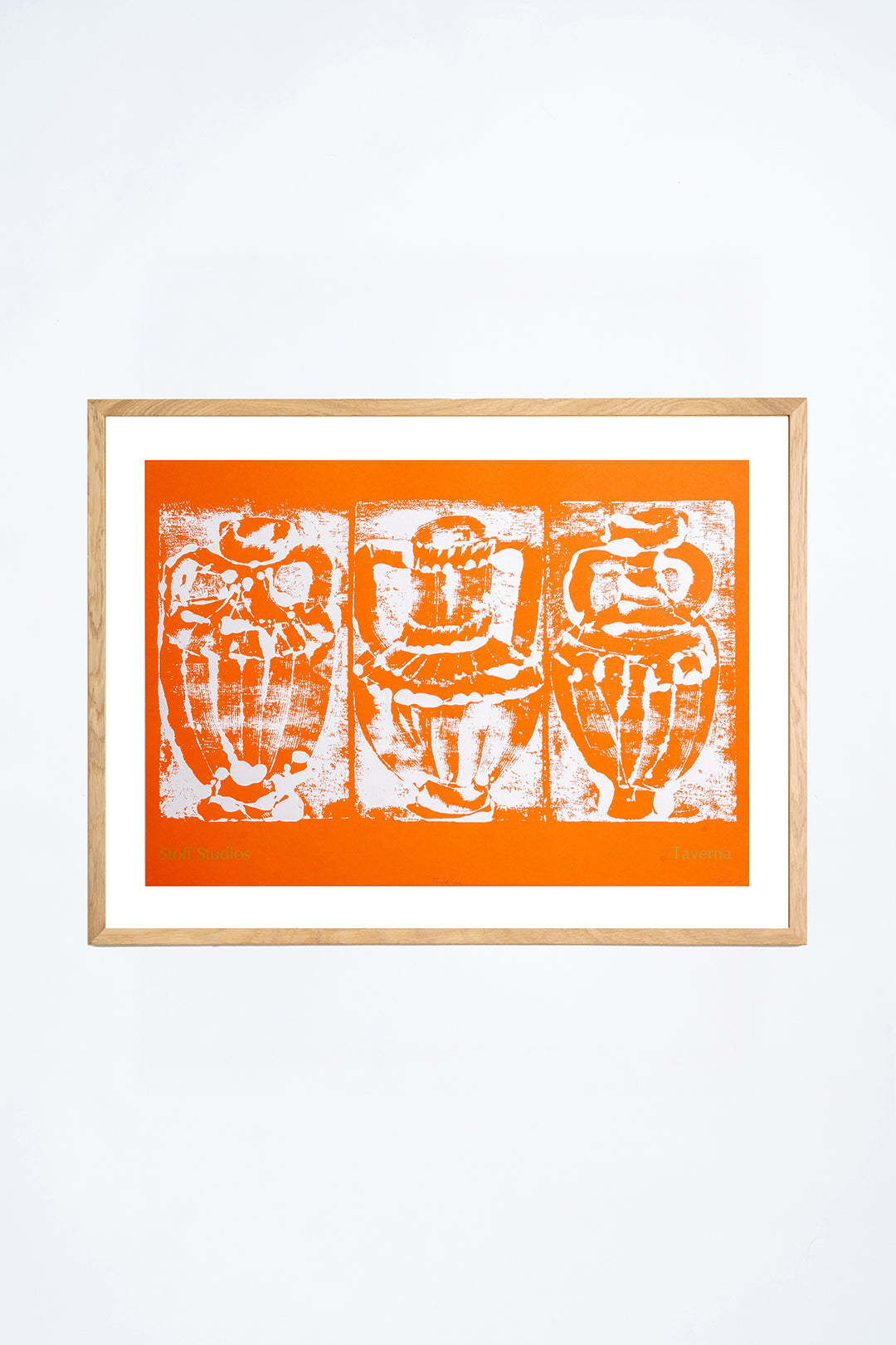 Screen Printed Taverna A2 Print