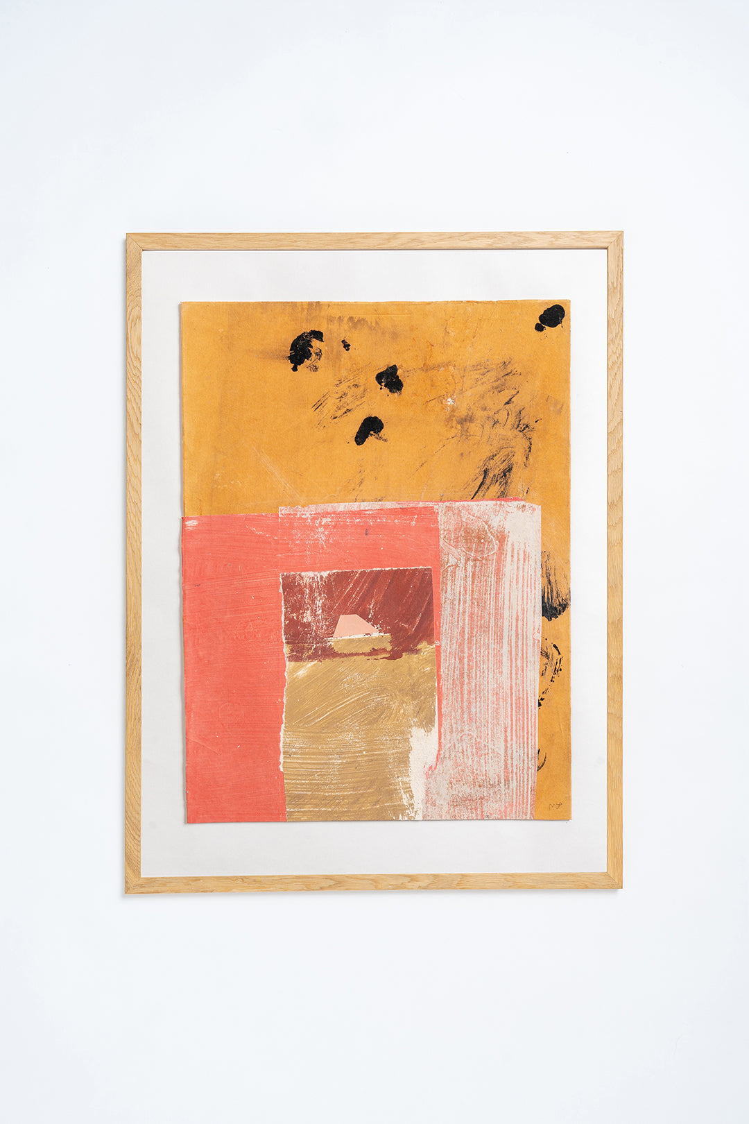 Maisie Pack 'Two Points Form the Middle' Original Mixed Media Artwork