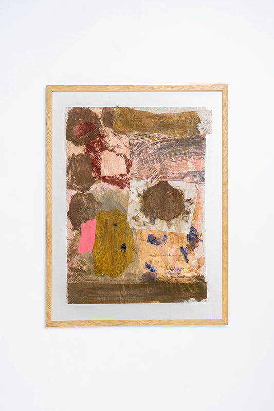 Maisie Pack 'Blooming from dirt' Original Mixed Media Artwork
