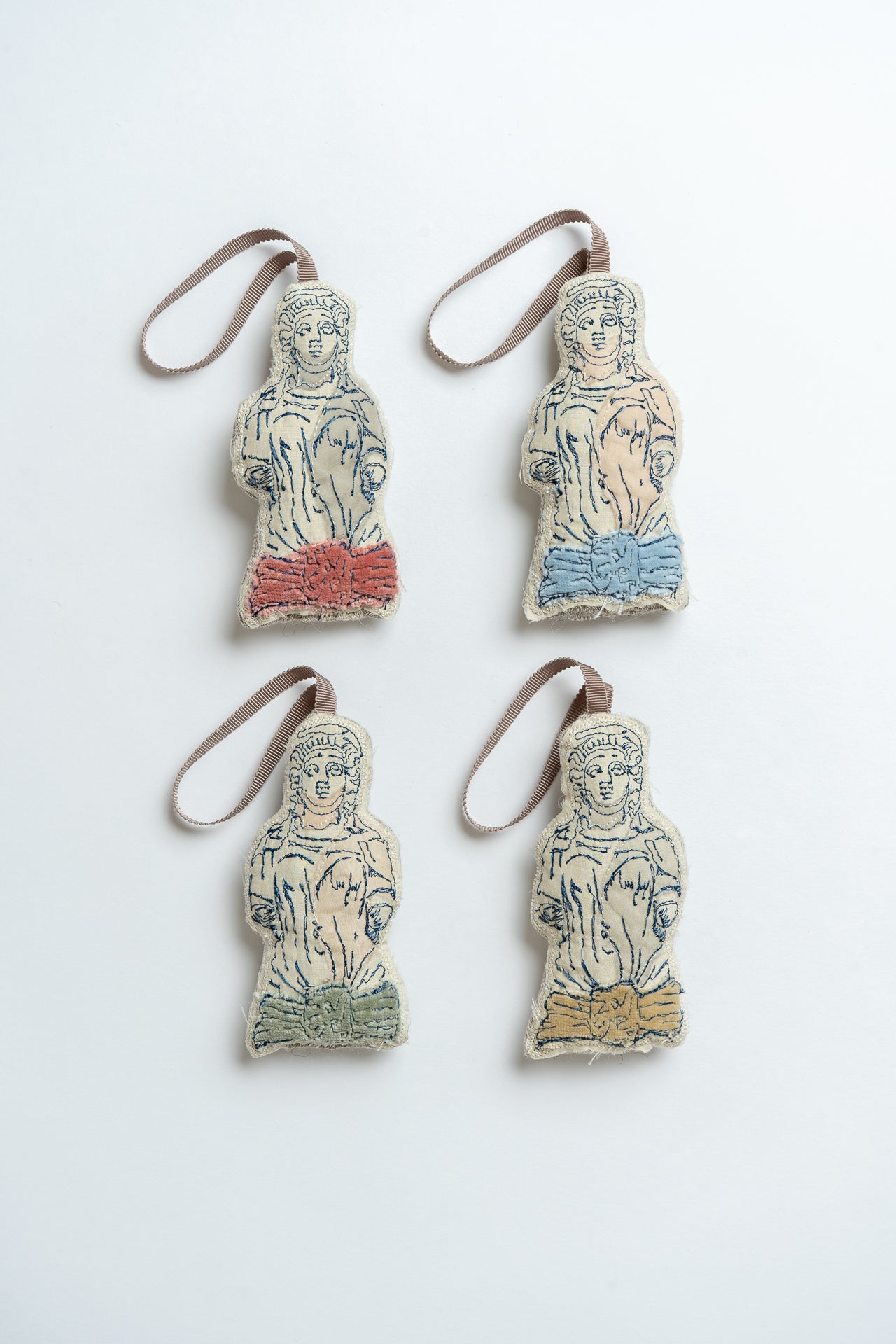 Caryatid Ladies of Cheltenham Christmas Decoration Green