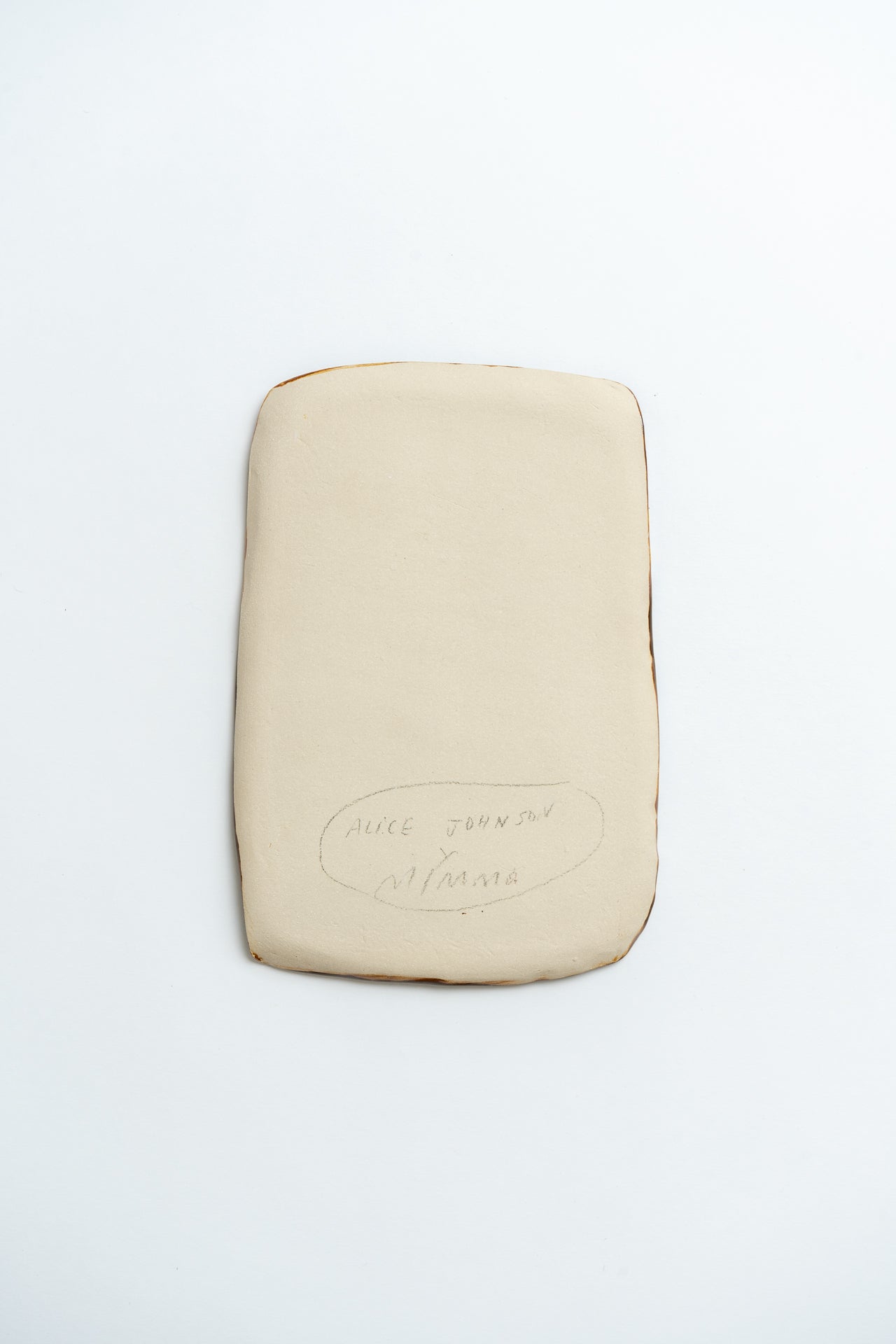 Ceramic 'Green Beans Allotment' Hand Painted Plate Multi