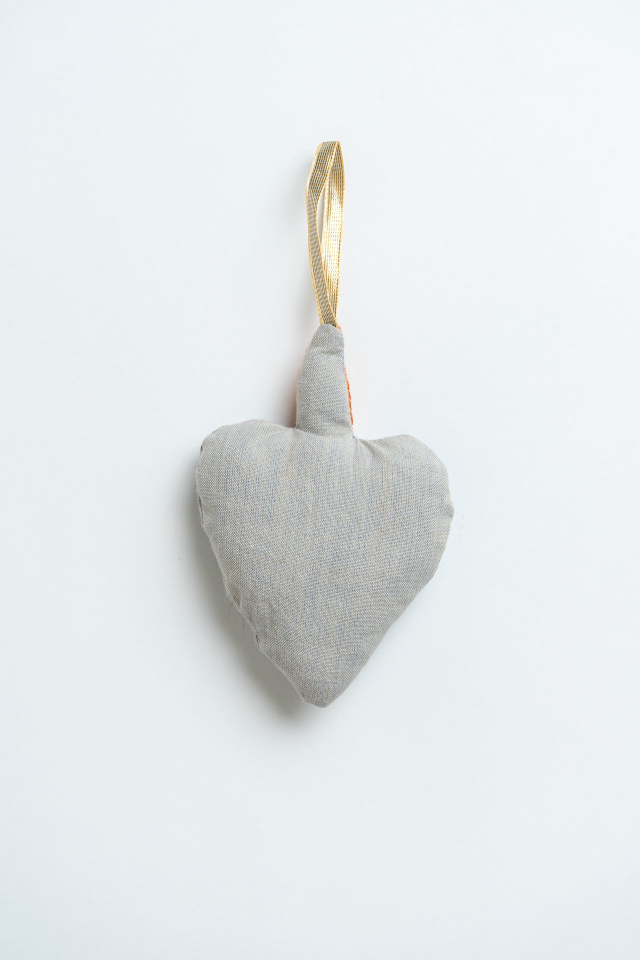 Silver Candle Heart Christmas Decoration Silver