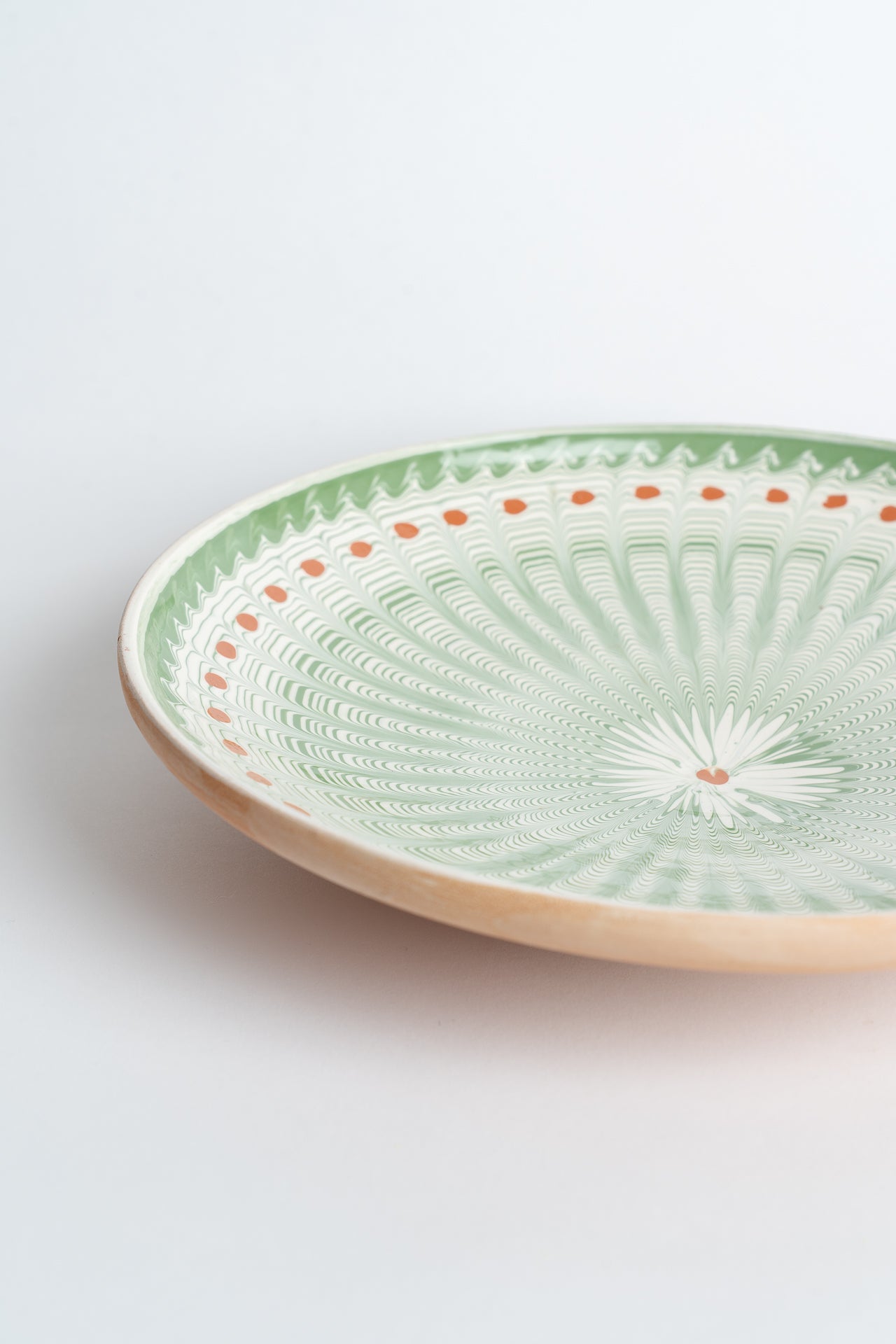 Ceramic Serving Plate Green