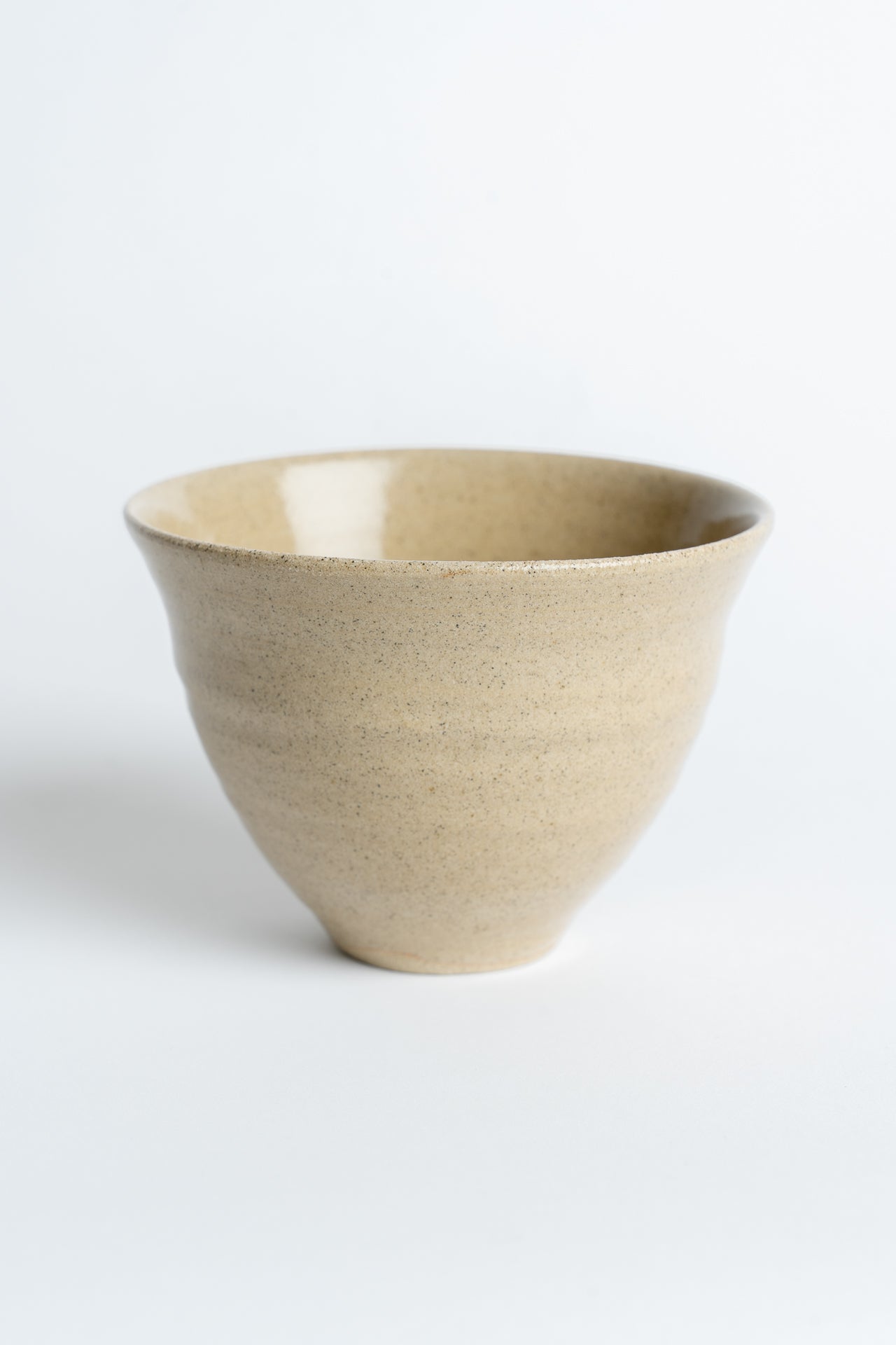 Ceramic Flower Tea Bowl Natural
