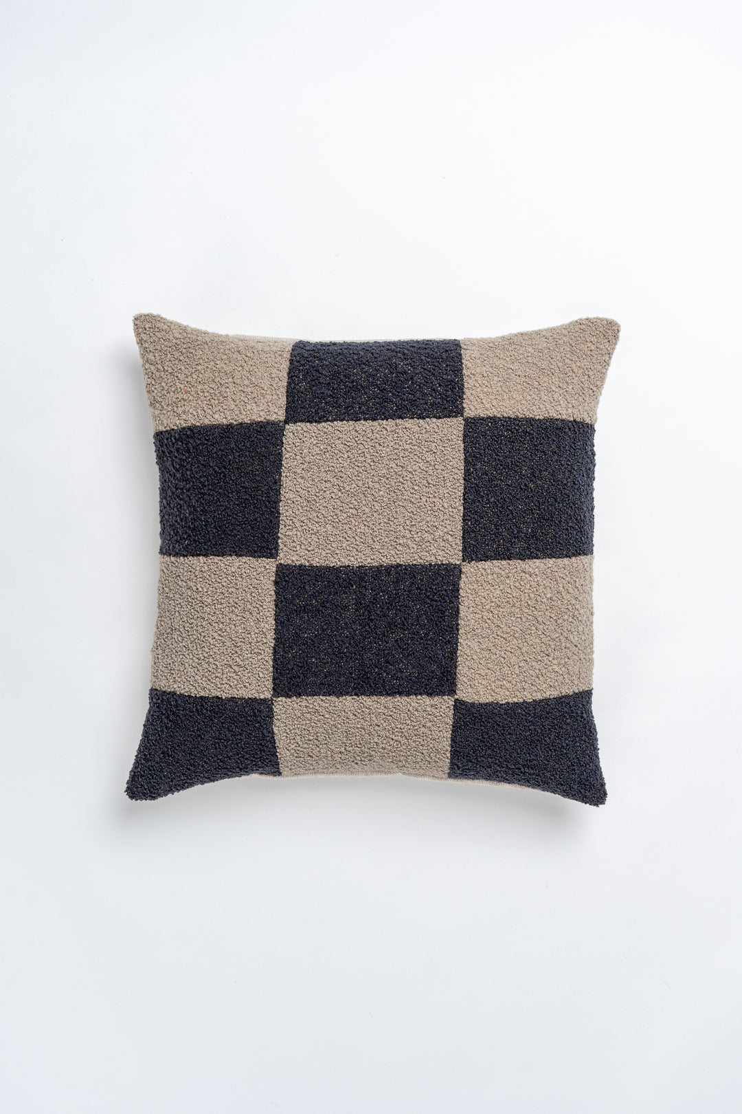 Boucle Checkerboard Cushion