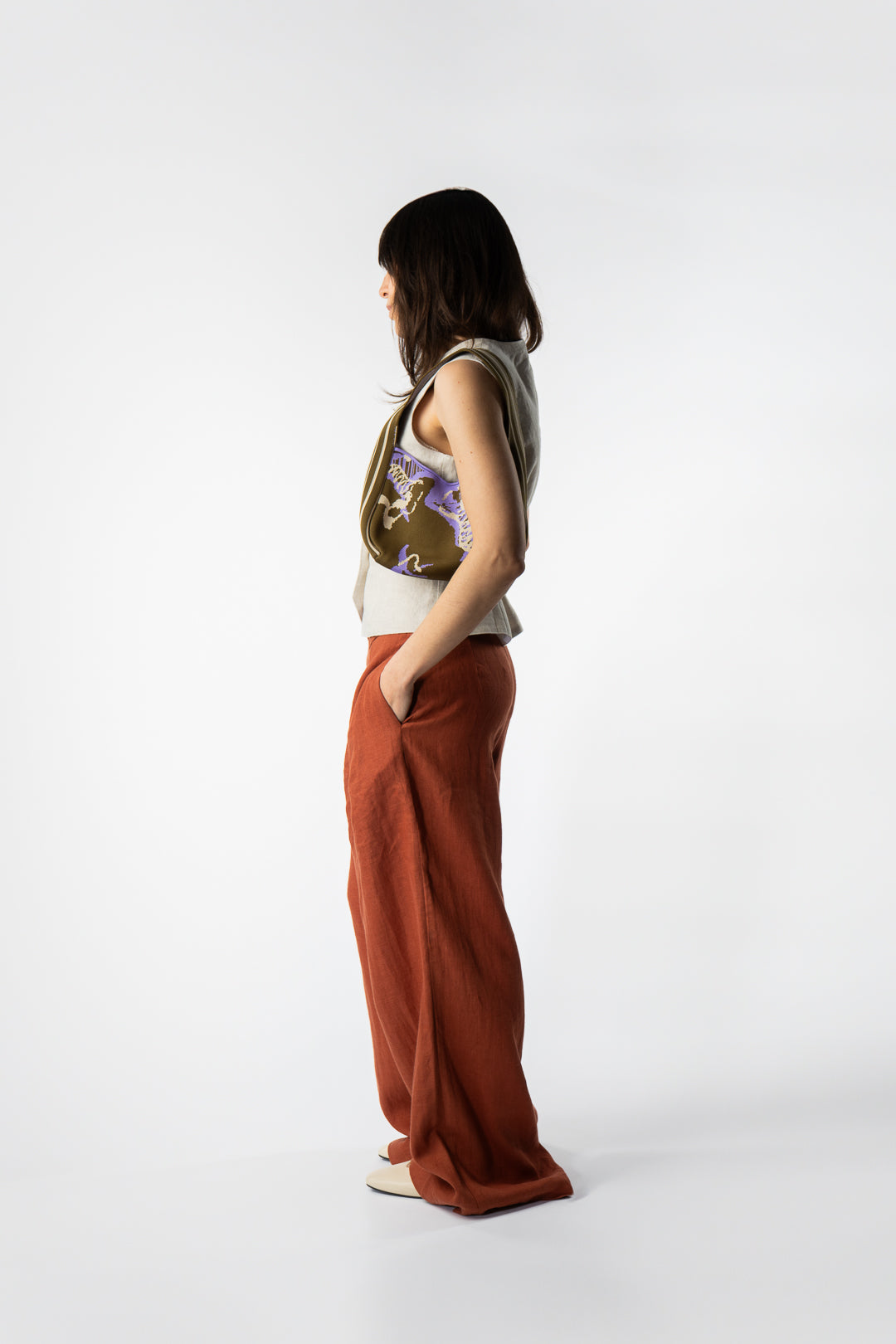 Irish Linen Avery Waistcoat