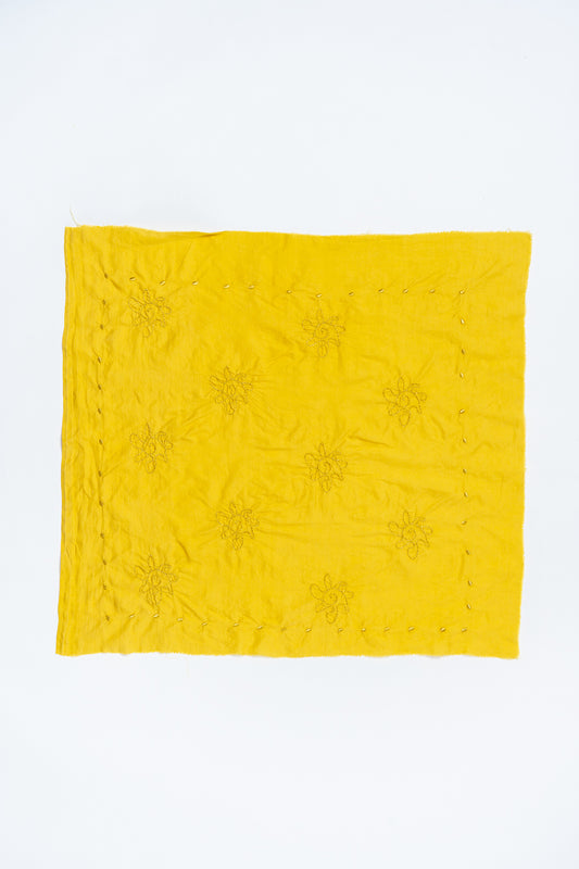 'Sun' Embroidered Silk
