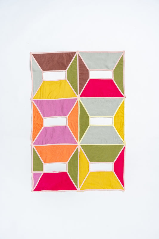 'Vista' Embroidered Silk