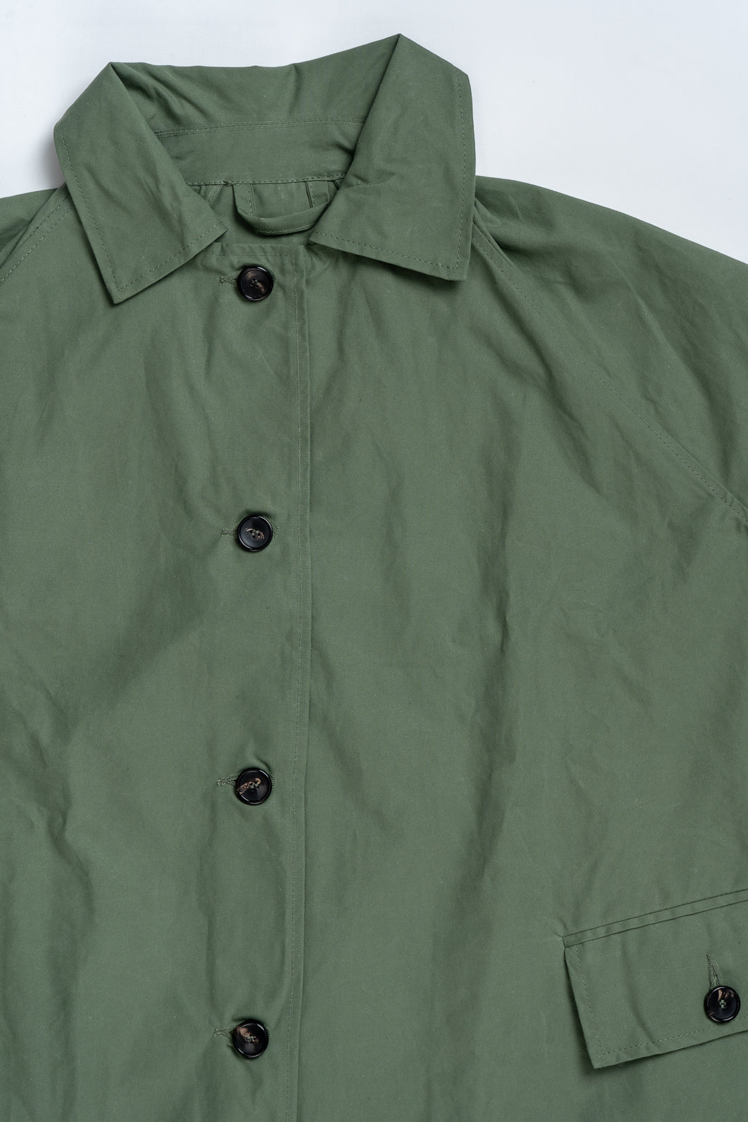 Waxed Cotton Kit Trench Coat