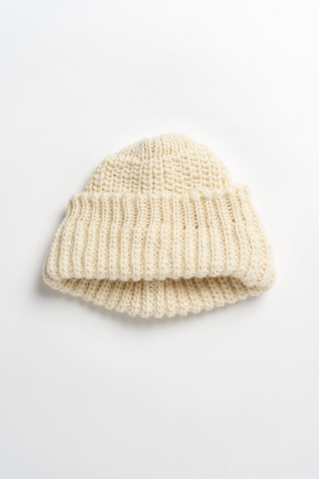 Wool Fisherman Rib Beanie