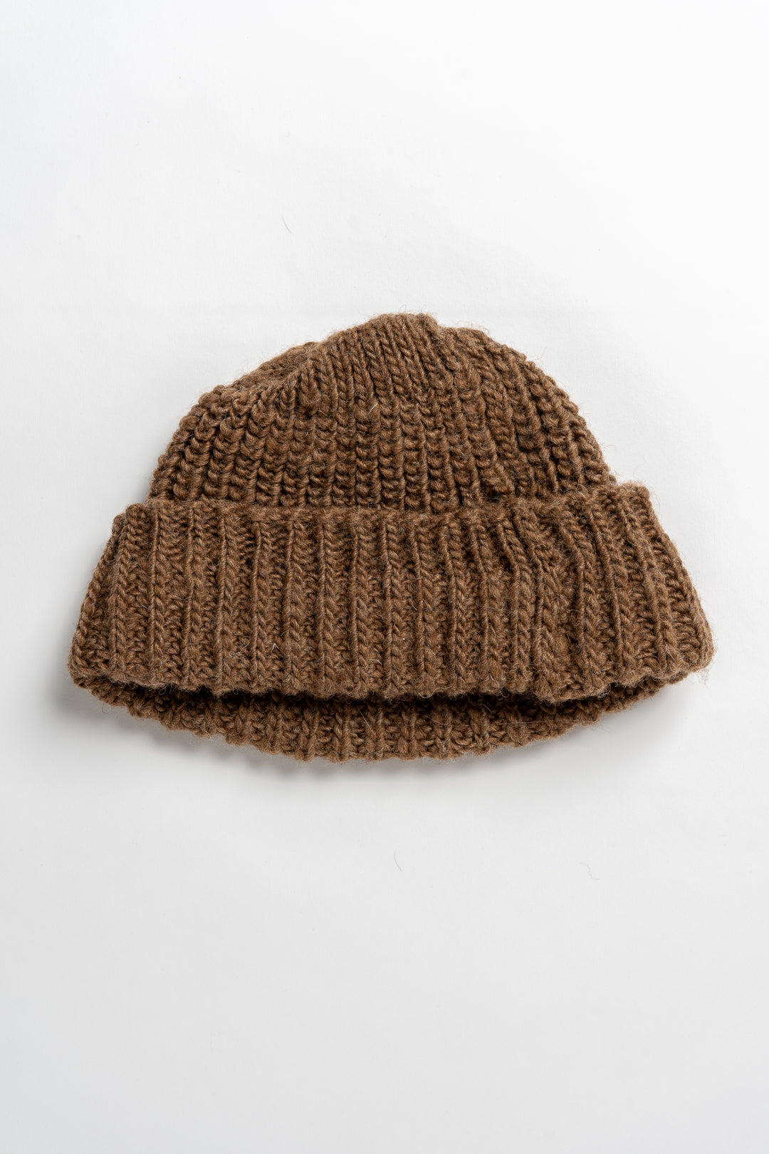 Wool Fisherman Rib Beanie