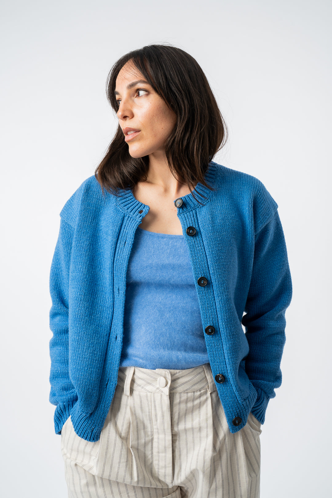 British Wool & Organic Cotton Rosa Cardigan