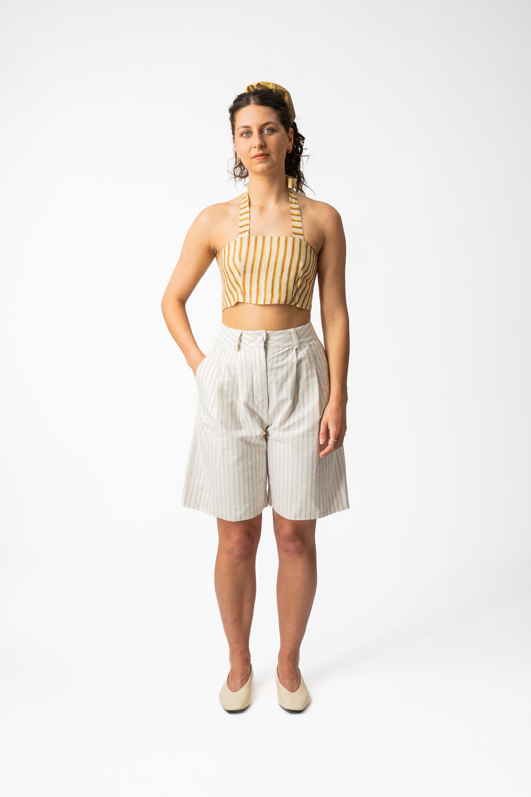 Reversible Linen Bioko Top