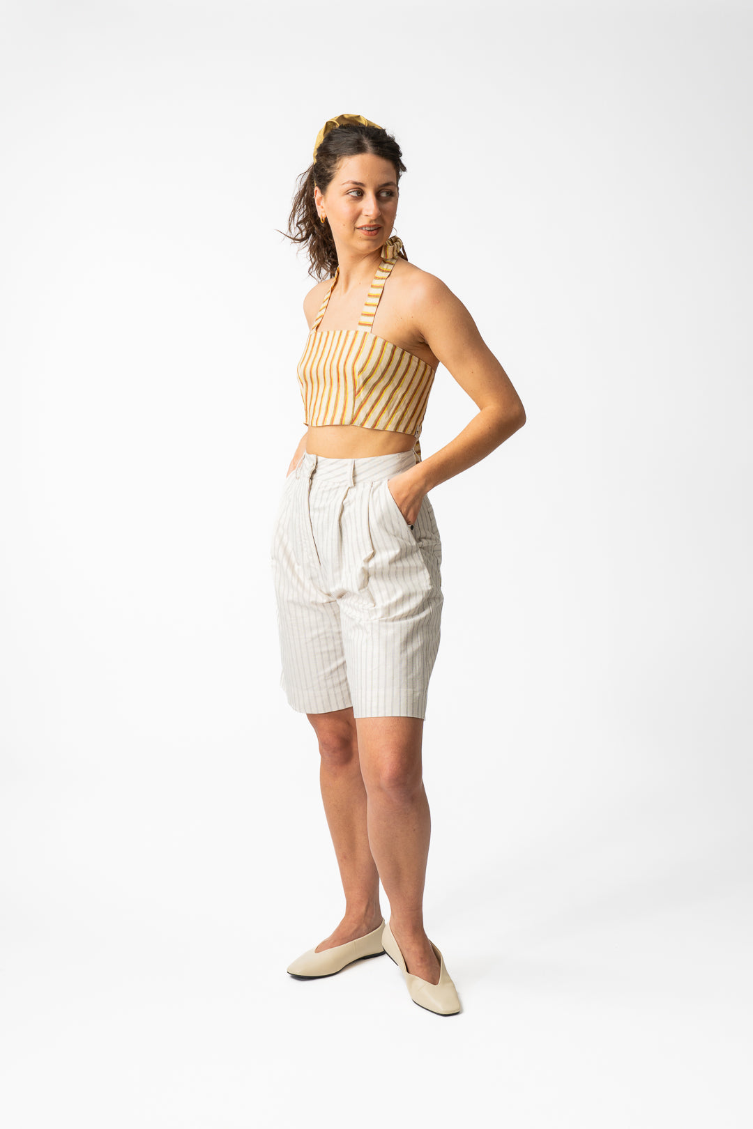 Reversible Linen Bioko Top