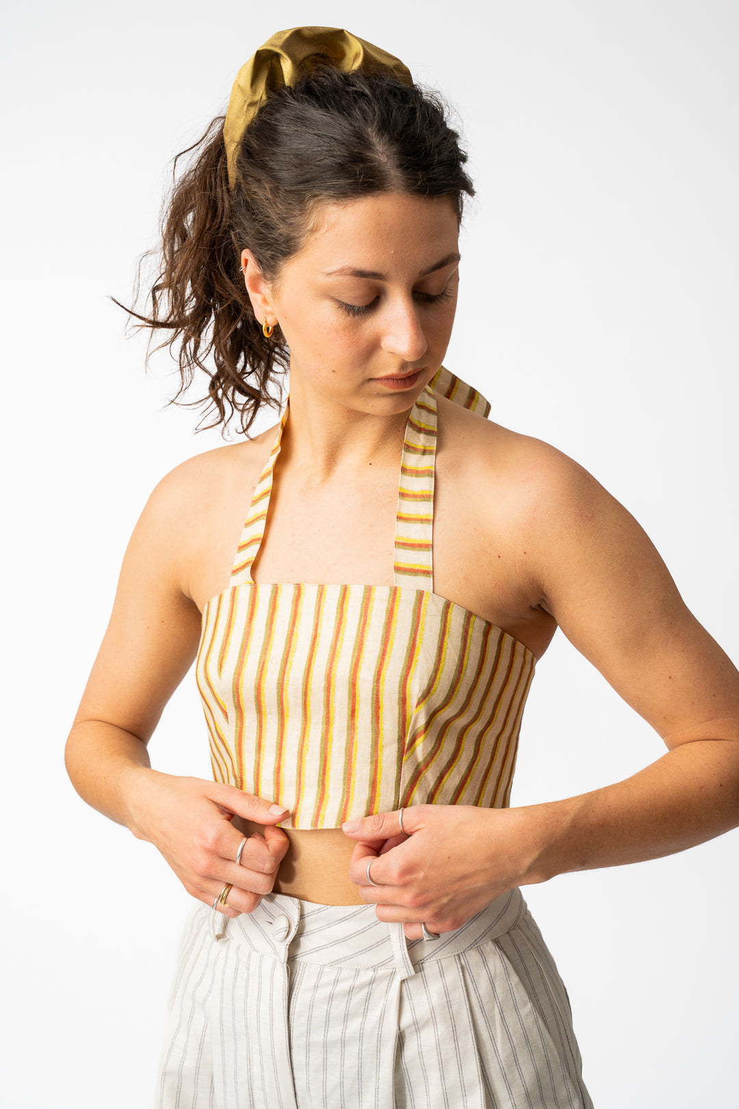 Reversible Linen Bioko Top