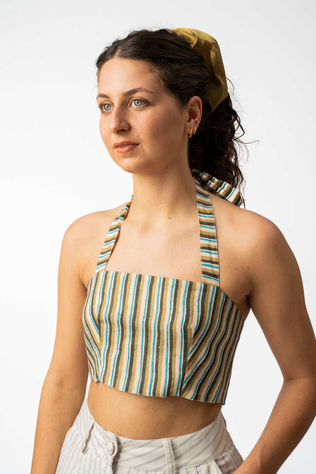 Reversible Linen Bioko Top