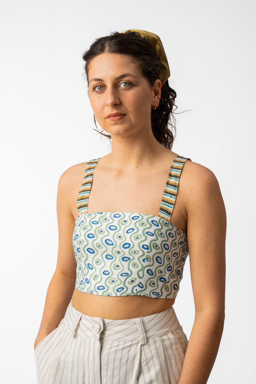 Reversible Linen Bioko Top