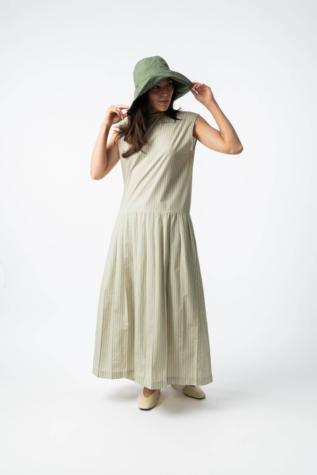 Cotton Isabella Dress Mint