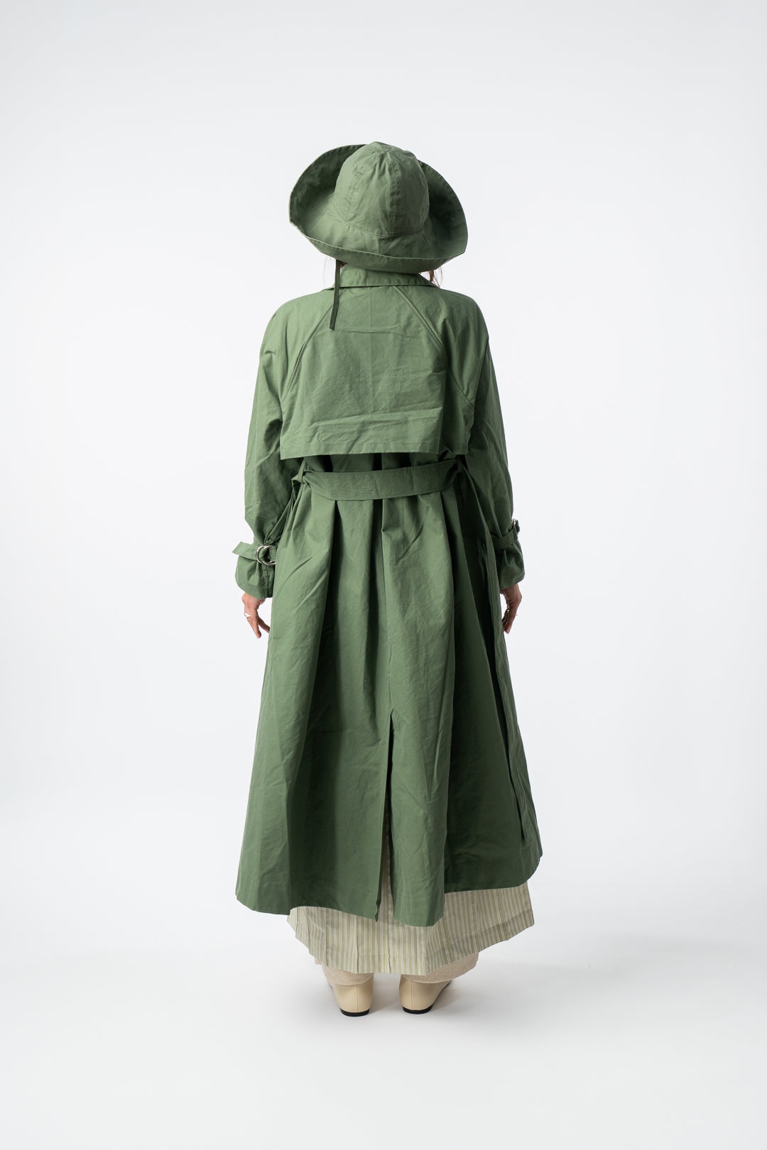 Waxed Cotton Kit Trench Coat