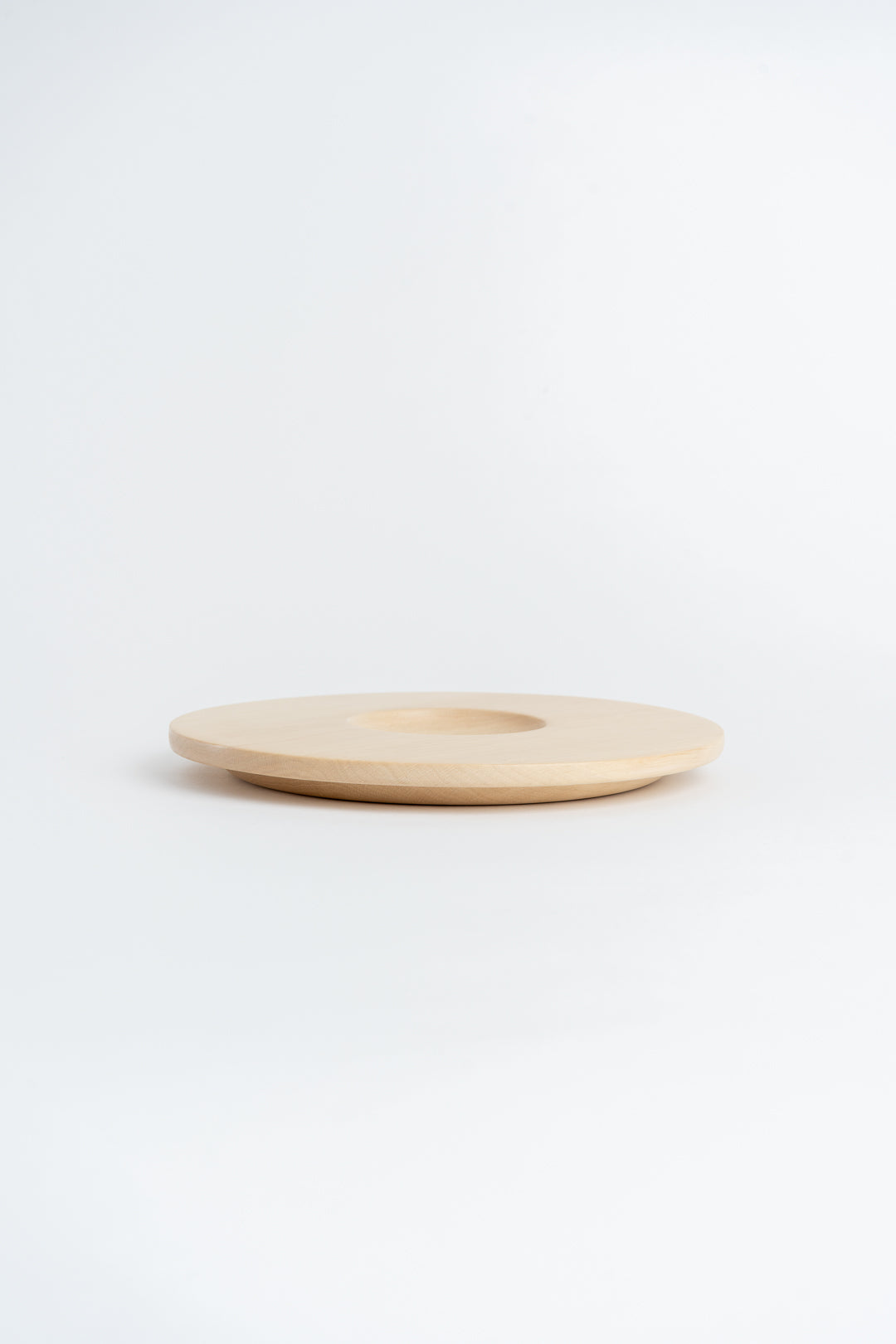 Hand Carved Hornbeam Wood Saucer