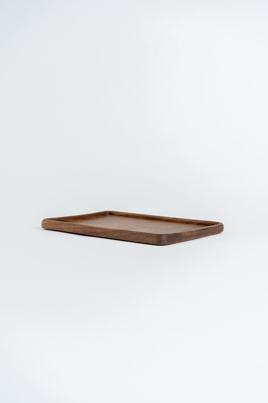 Hand Carved Walnut Wood Tray