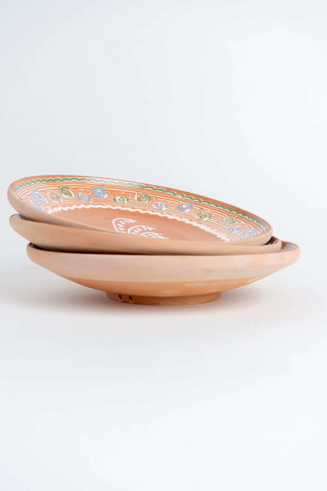 Horezu Romanian Rooster Plate Extra Large