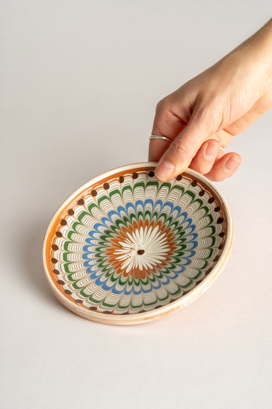 Casa De Folklore Hand Painted Side Dish