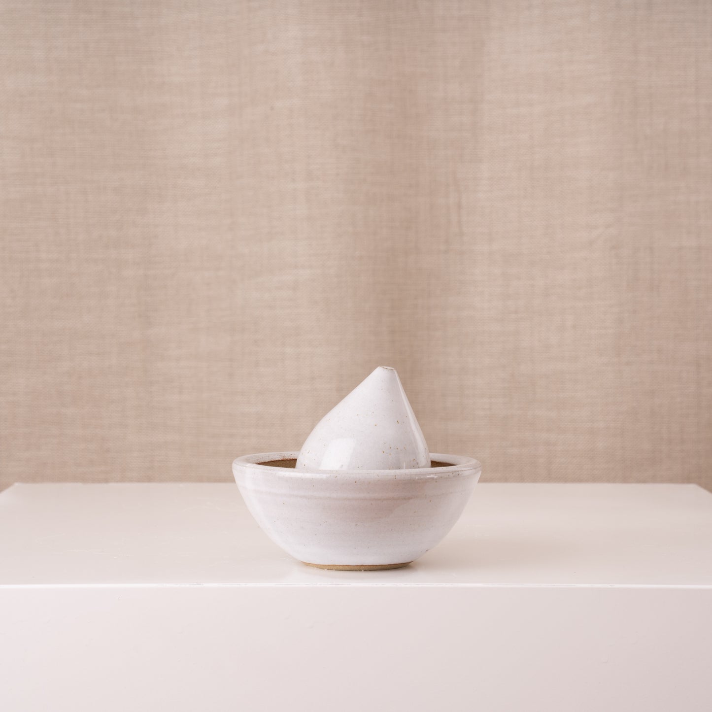 Lily Pearmain Pestle & Mortar Teardrop White