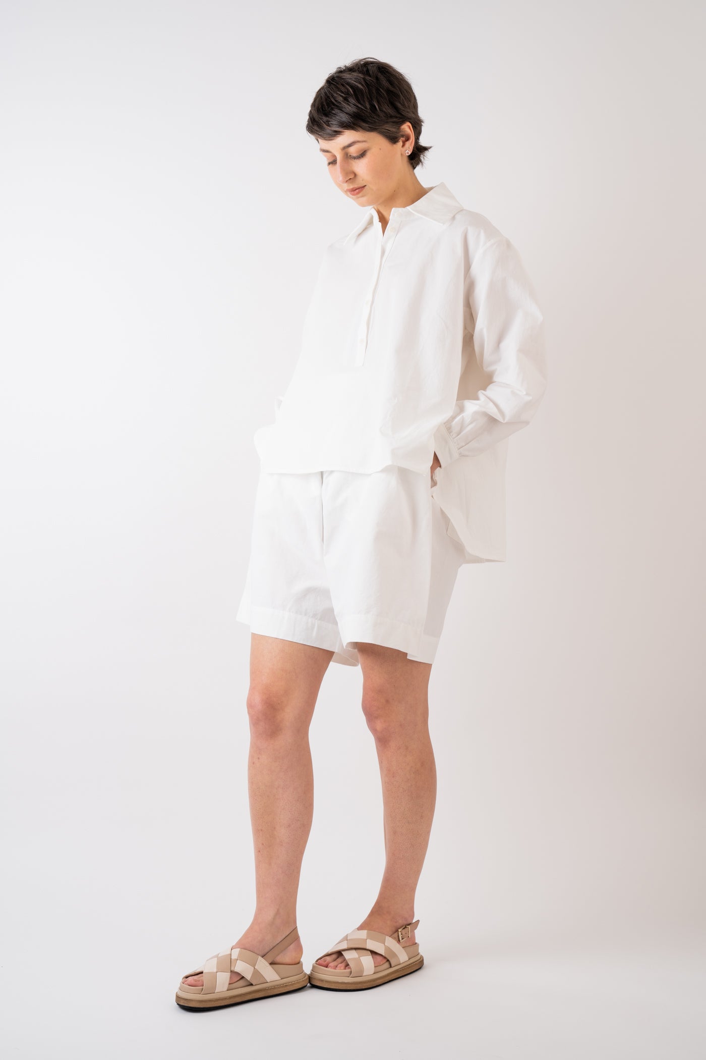 Cawley Studio Cotton Poplin Alice Shirt Handmade in London