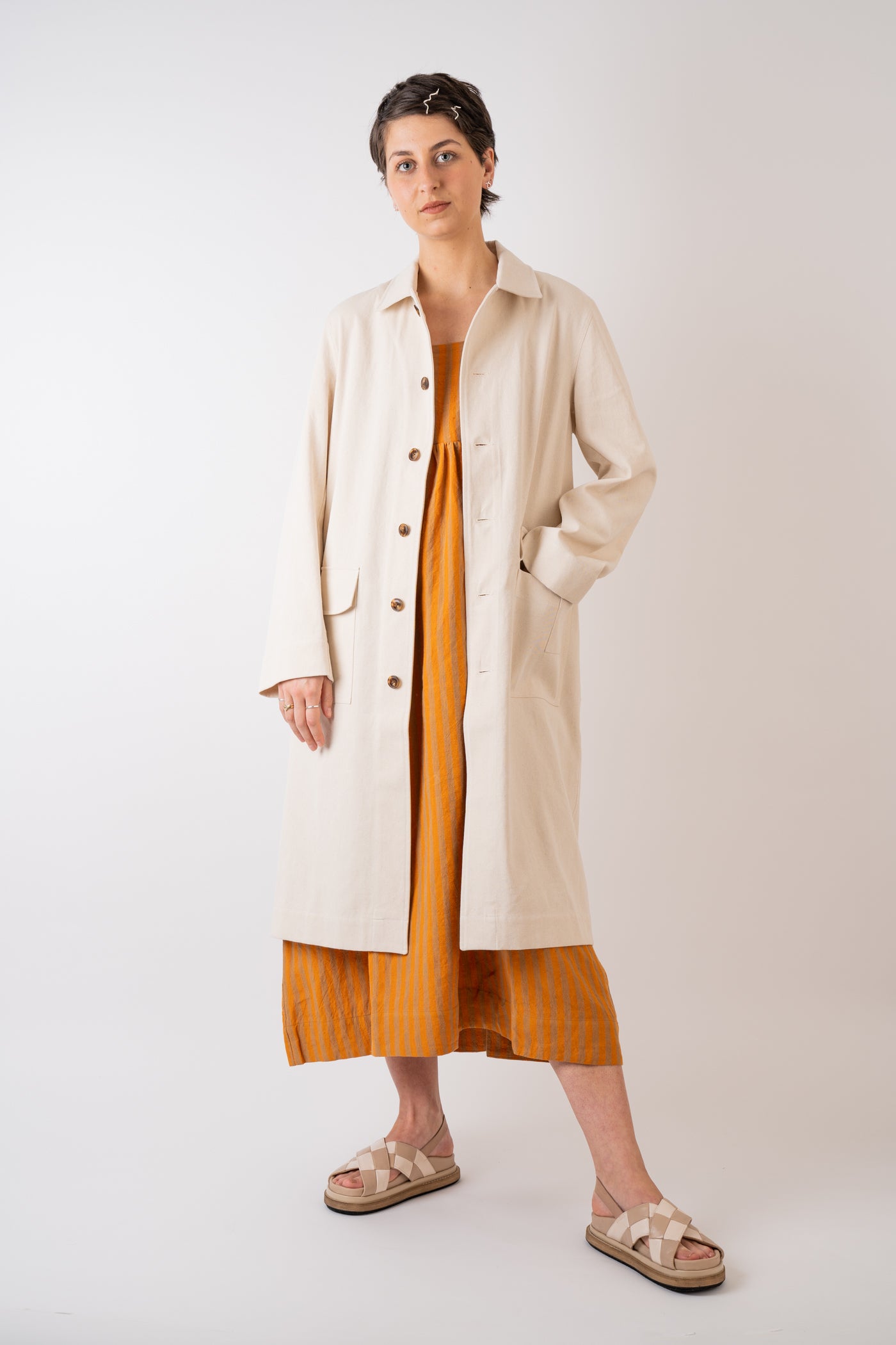 Xi Atelier Organic Cotton Yves Coat – MIMMO Studios