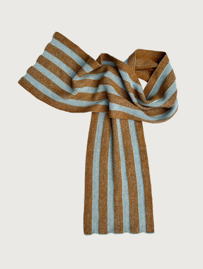 Handcrafted Merino Wool Stripe Scarf