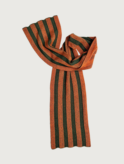 Handcrafted Merino Wool Stripe Scarf