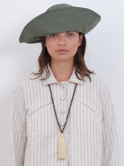 Waxed Cotton Sun Hat