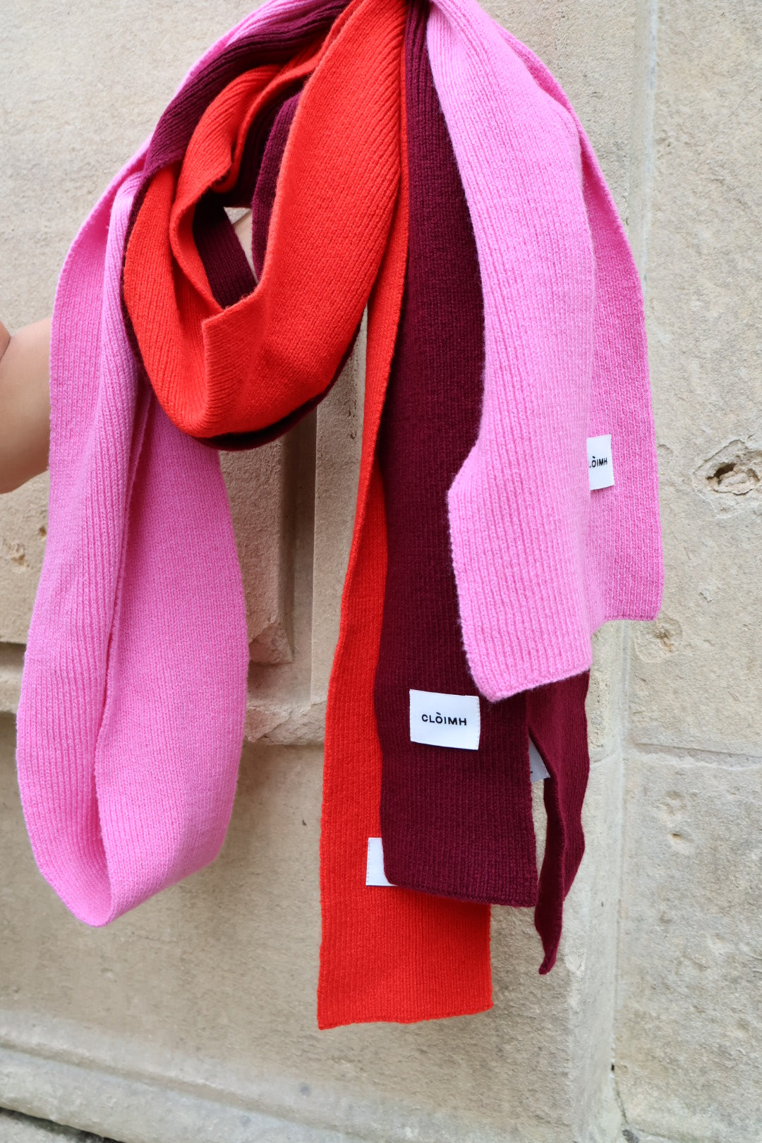 Mini Soft Wool Scarf Pink Exclusive