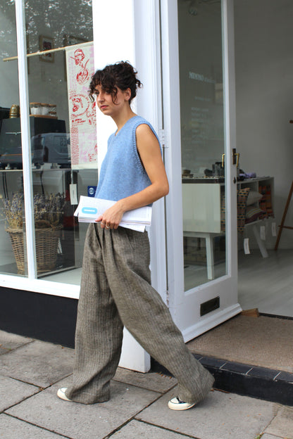 Japanese Linen Wool Mara Trouser