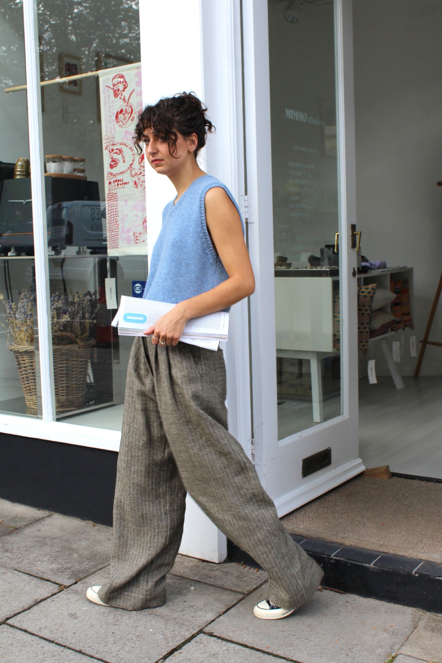Cawley Studio Japanese Linen Wool Mara Trouser