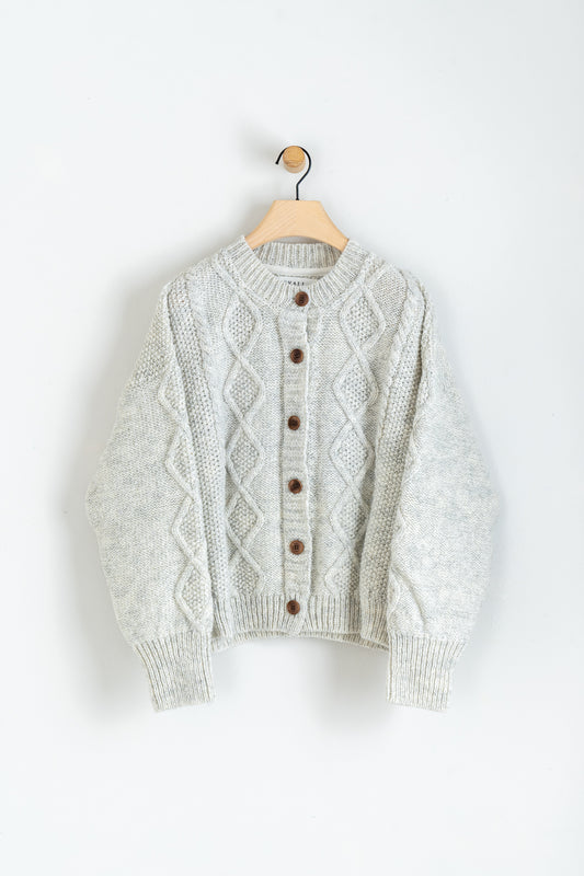 Wool Agnete Cardigan Sand