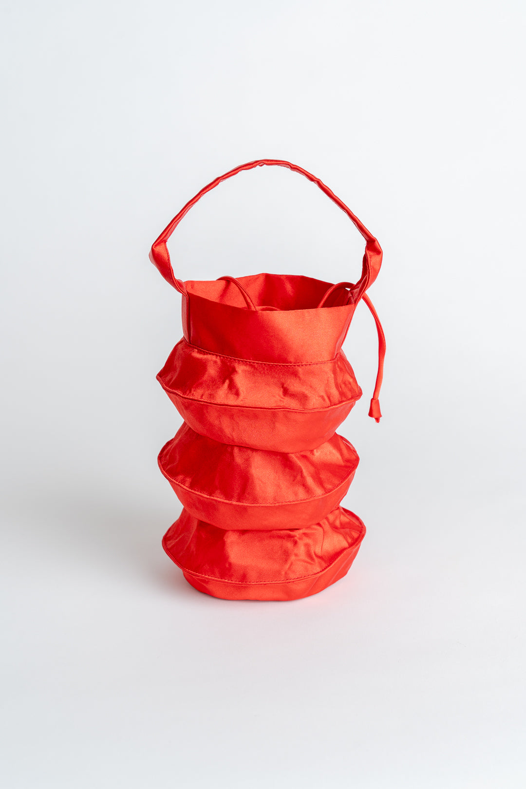 Hand Made Satin Drawstring Lantern Bag