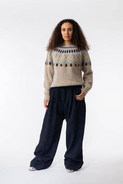 Scottish Lambswool Disco Circus Jumper