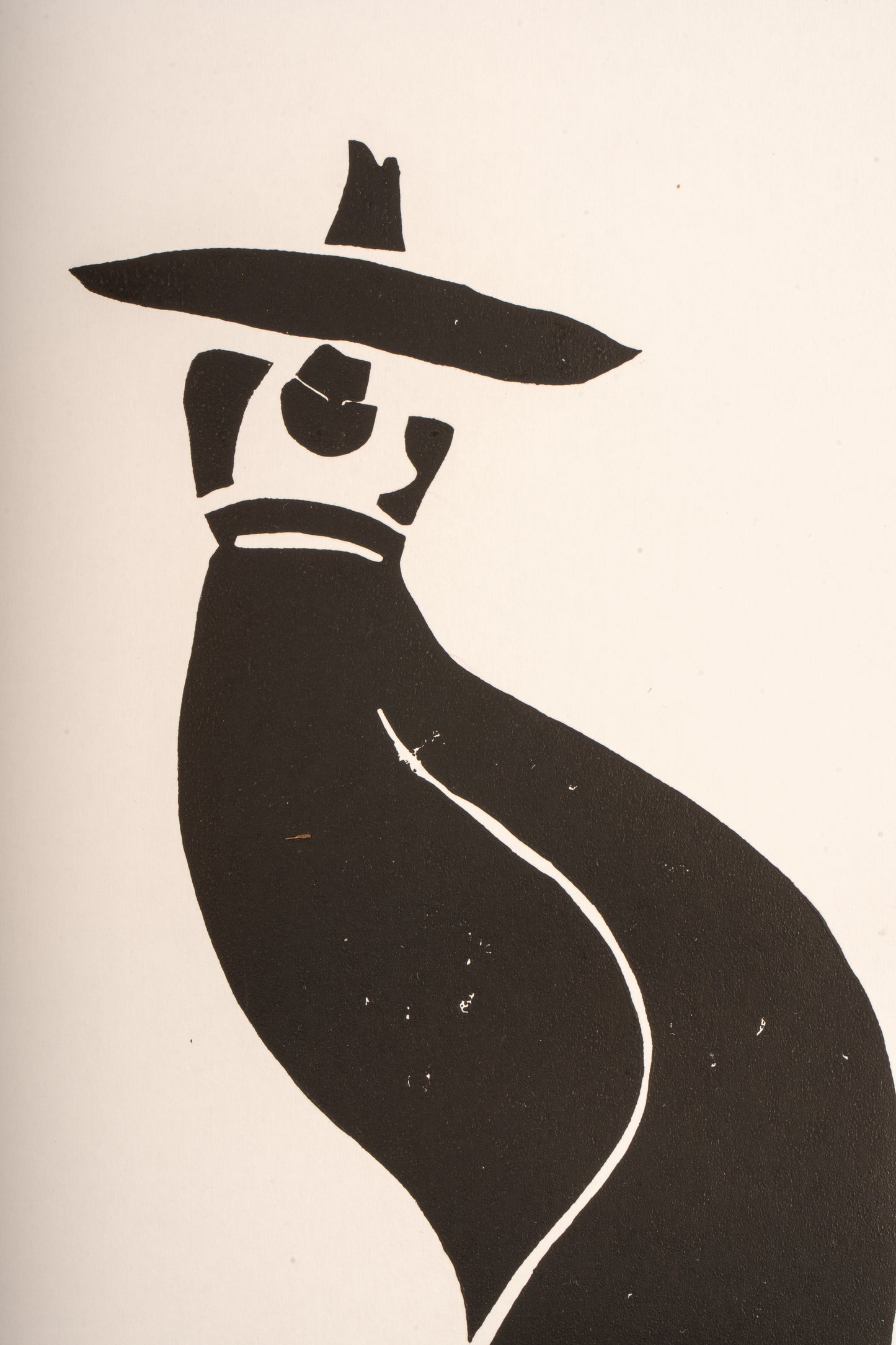 Beth Fraser Lino Print 'Pachuco'