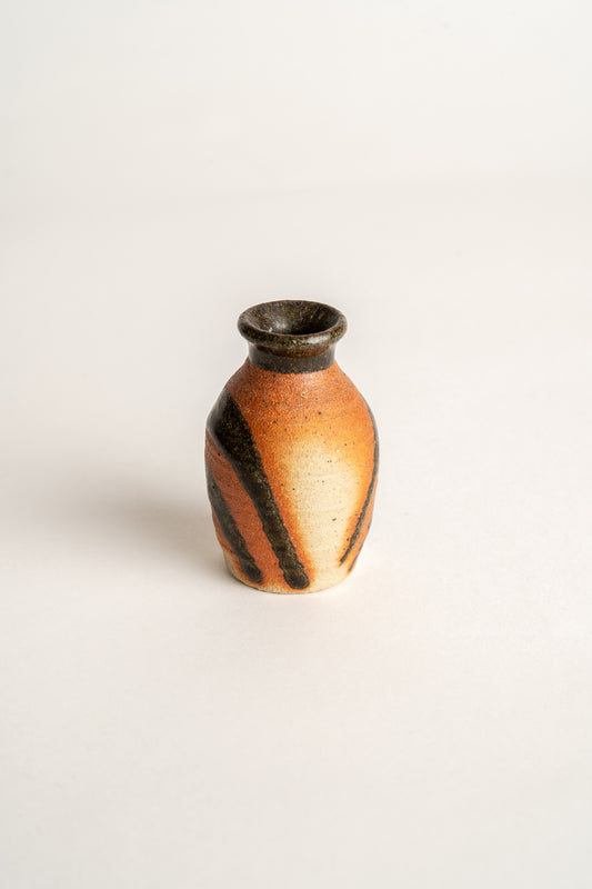 Curated Home & Grown Vintage Fenella Fern Patlereu Pottery Miniature Bud Vase Signed