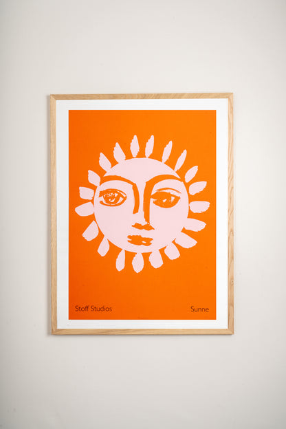 Screen Printed Sunne A2 Print