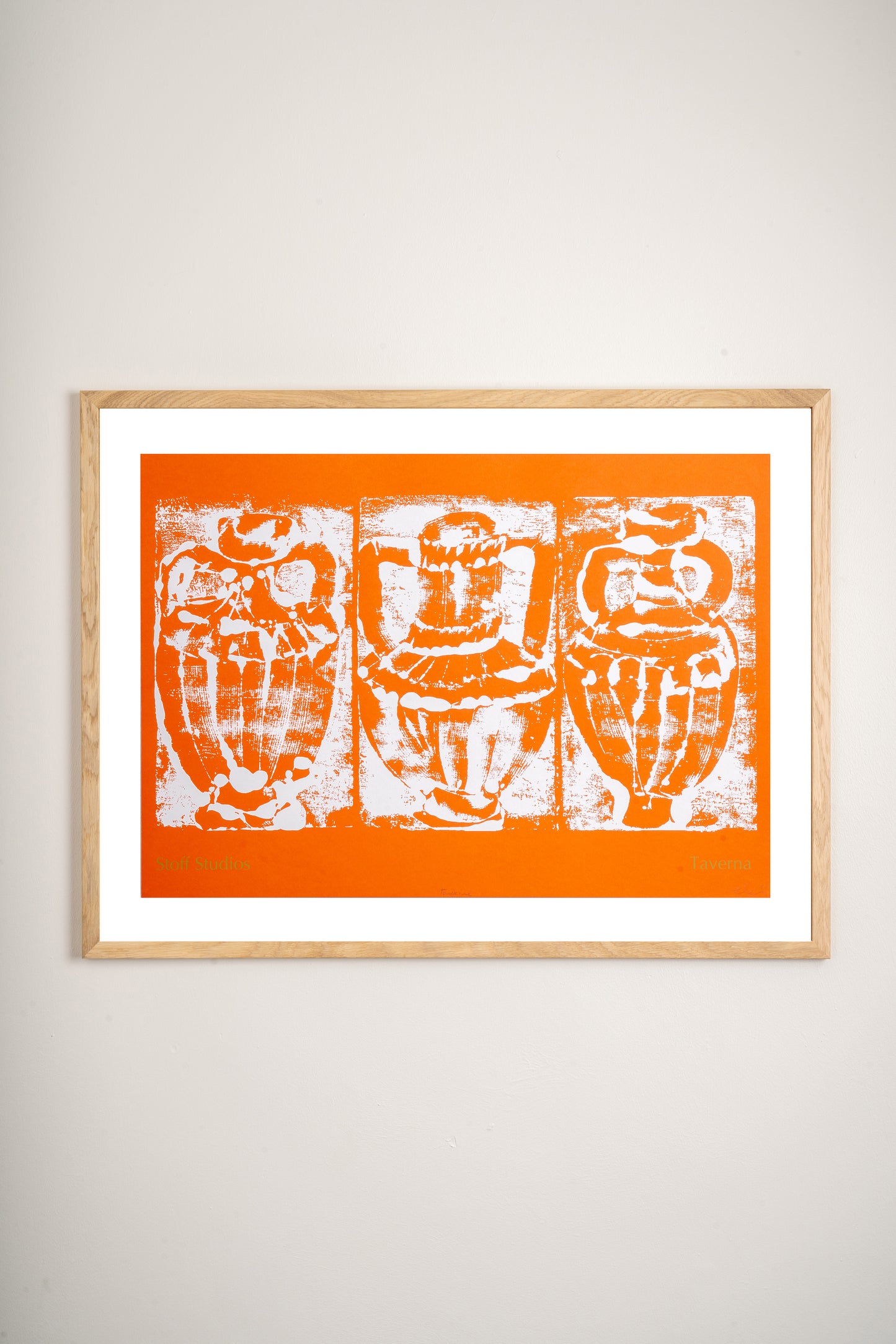 Screen Printed Taverna A2 Print