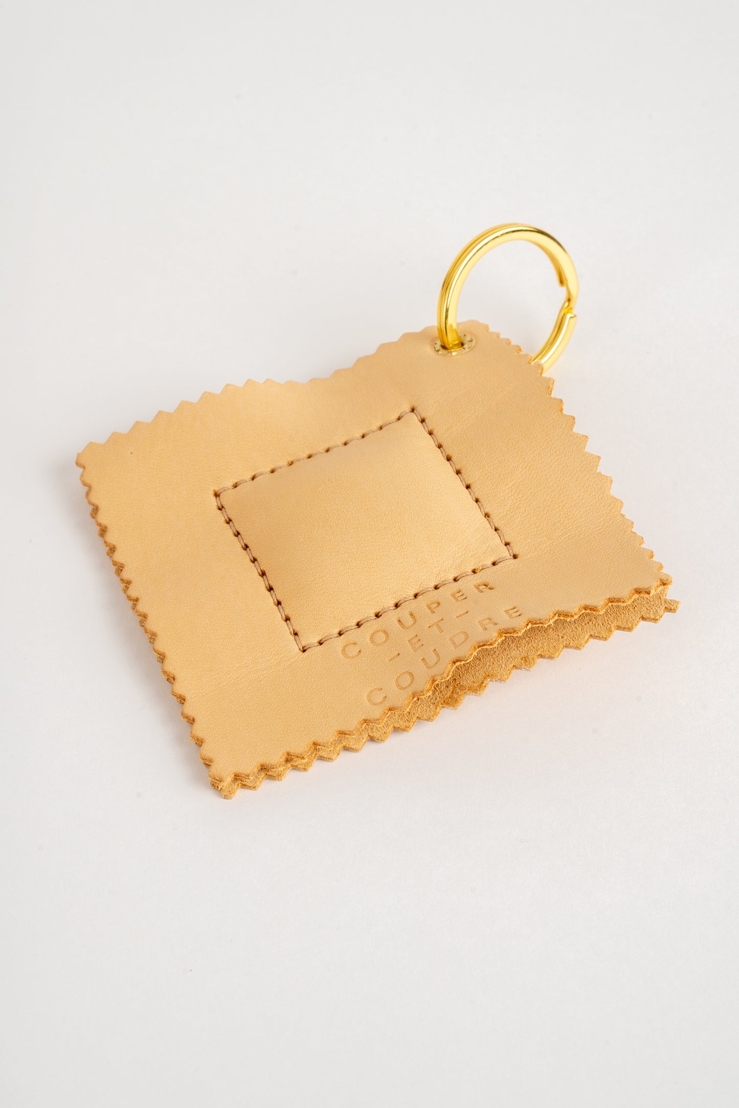 Ravioli Leather Keyring