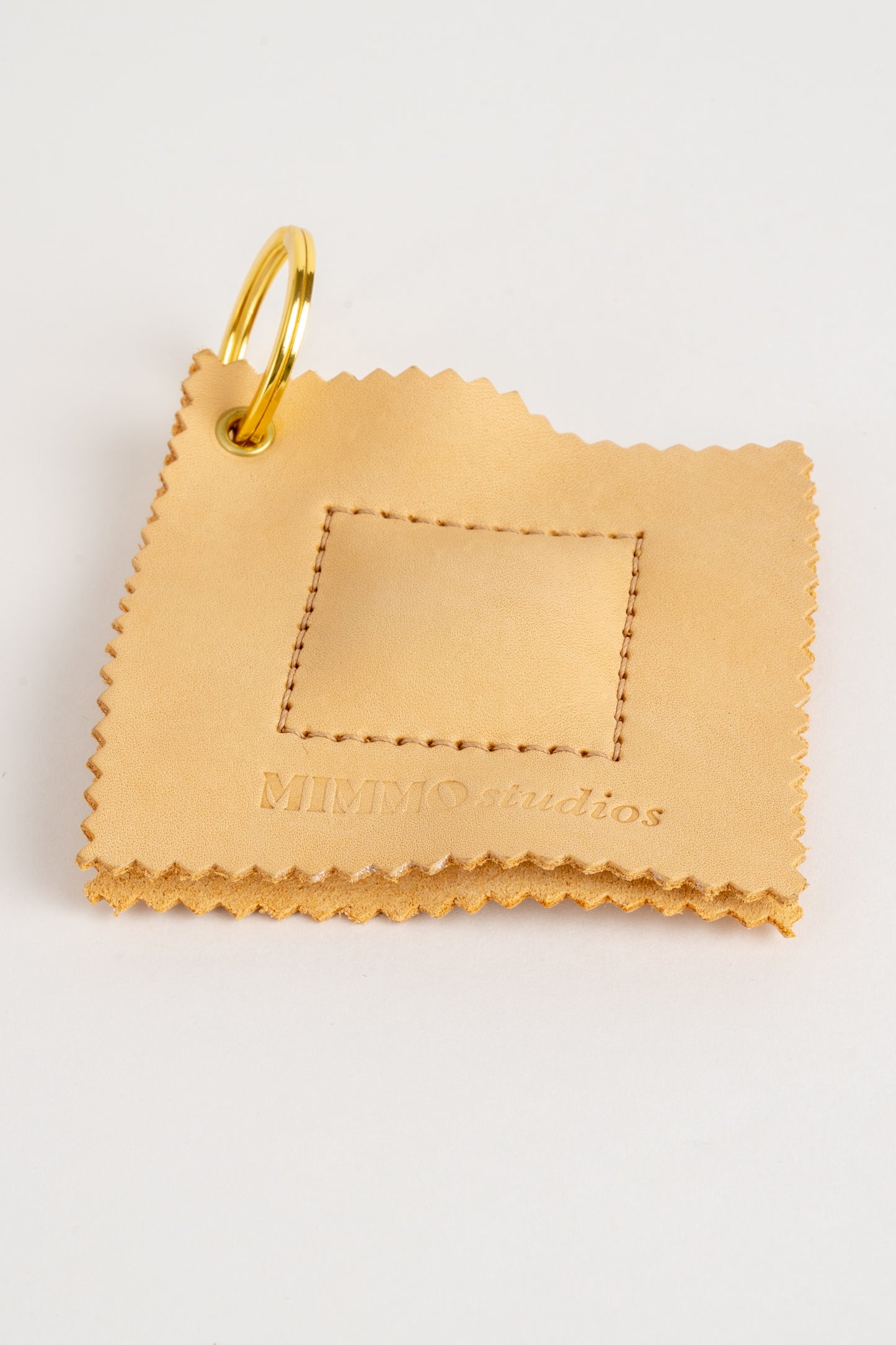 Ravioli Leather Keyring