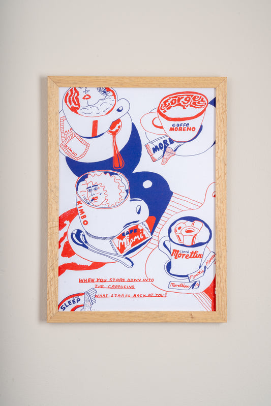 Jesse Warby 'Cappuccino Thoughts' Print